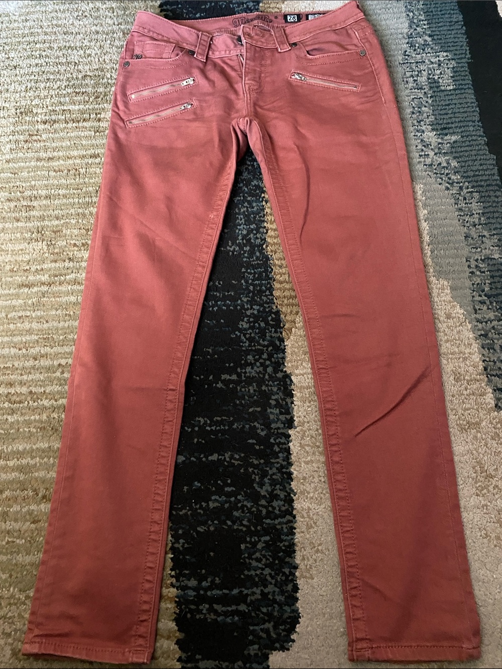 Women’s Rust Mid-Rise Skinny Jeans- Miss Me
